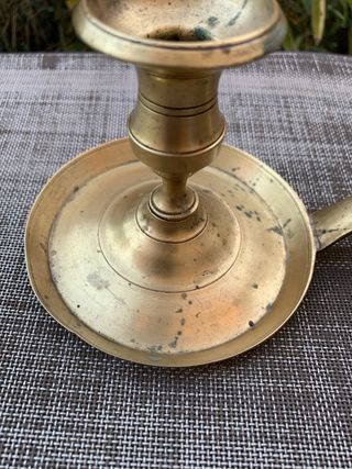 Candelabro bronce antiguo