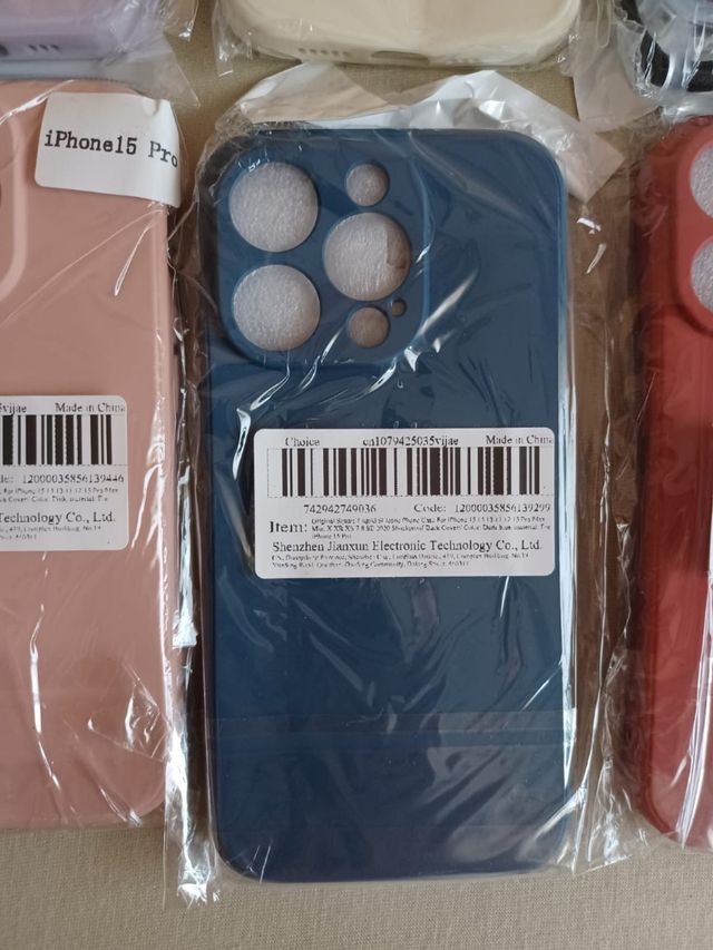 Pack Fundas/Carcasas Iphone 15 Pro + Protectores