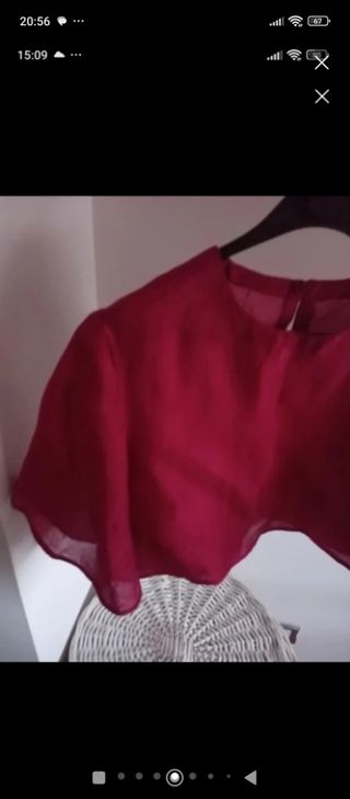 Bolero Rojo - Talla única
