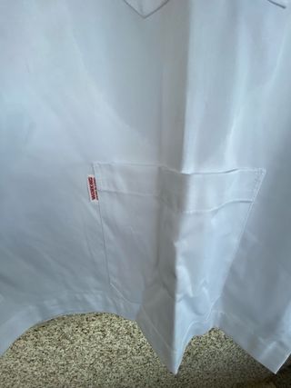 Casaca blanca sanitaria T54. Nueva