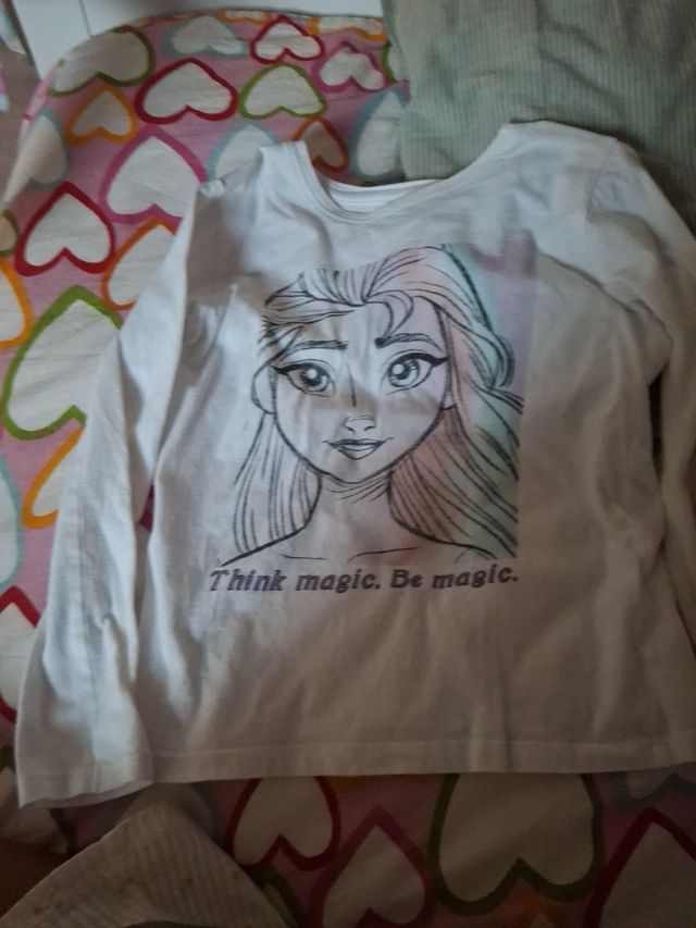 Camiseta Elsa Frozen - Manga Larga