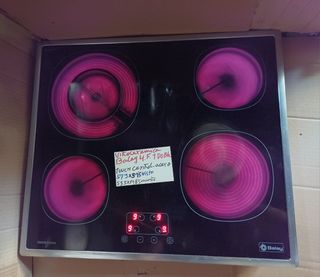 Vitrocerámica Balay touch control