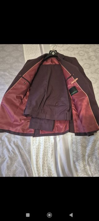 Traje chaqueta morado
