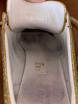 Zapatillas Gucci Bambi Dorada