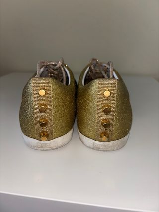 Zapatillas Gucci Bambi Dorada