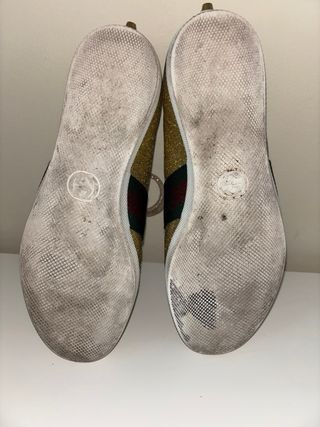 Zapatillas Gucci Bambi Dorada