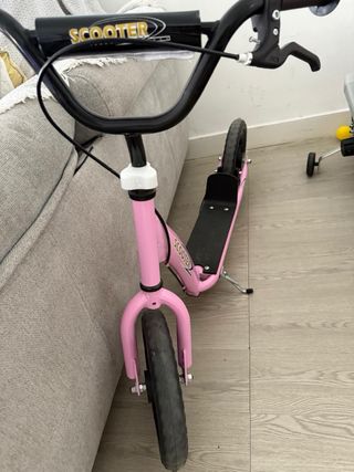 Patinete rosa niña 5-12 años