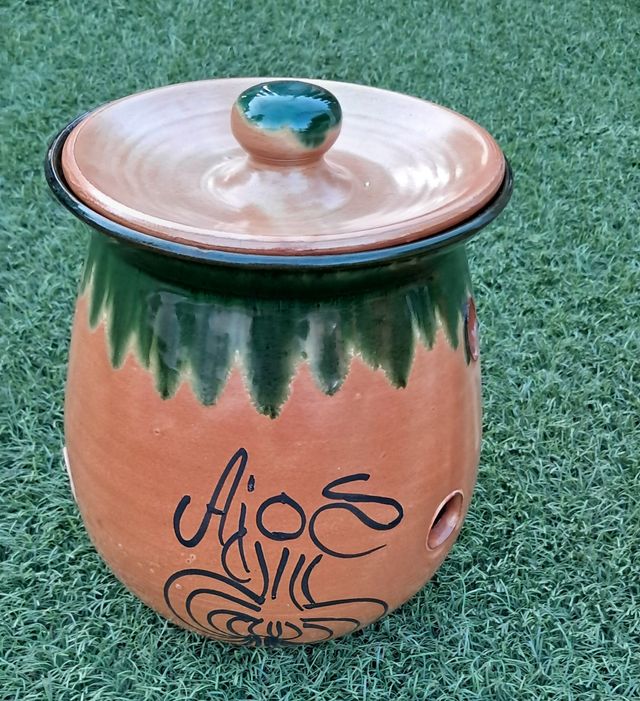 Juego 4 tarros cerámica vintage