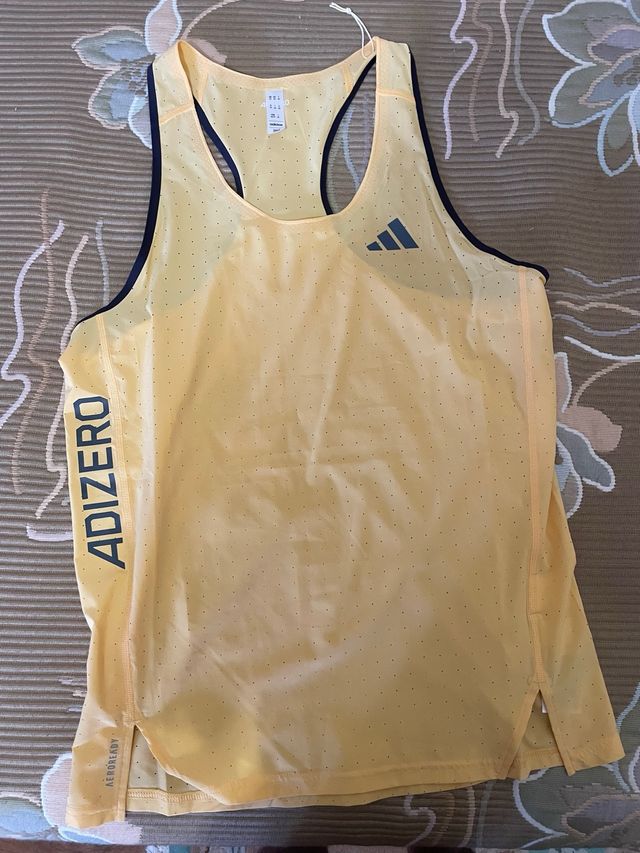 Camiseta Adidas Adizero hombre Running, talla XS