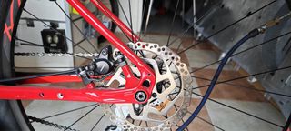 Bicicleta Specialized E-mtb roja talla l es nueva 