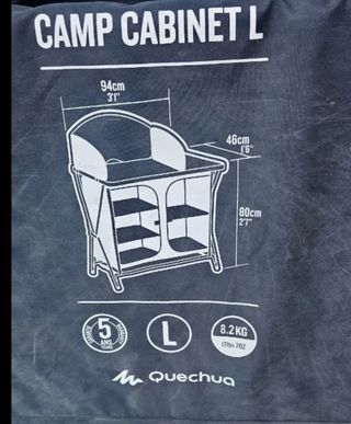 Cocina Camping Quechua - Plegable