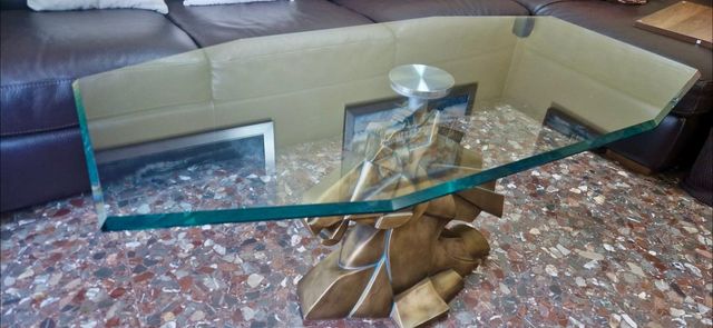 Mesa centro cristal - Caballo