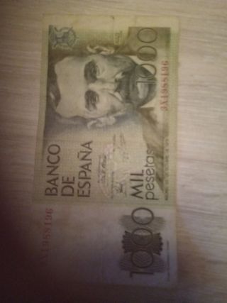 Billete 1000 pesetas España