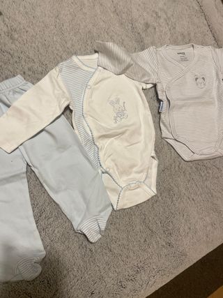 Ropa bebé 0-3 meses algodón de pima