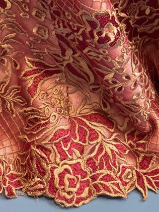 Vestido Madrina Valerio Luna - Rojo Dorado