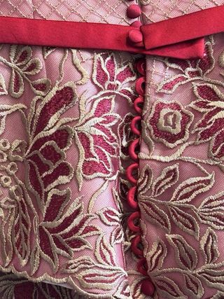 Vestido Madrina Valerio Luna - Rojo Dorado