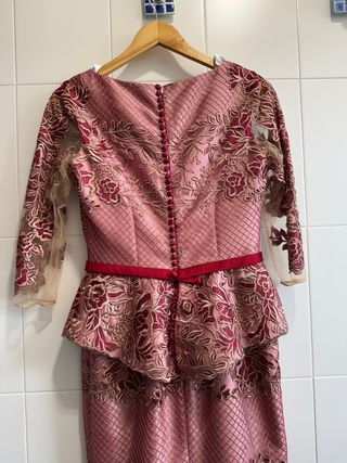 Vestido Madrina Valerio Luna - Rojo Dorado
