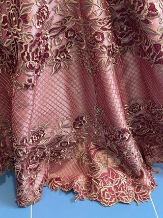Vestido Madrina Valerio Luna - Rojo Dorado