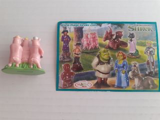 3 cerditos Shrek Kinder - Figura
