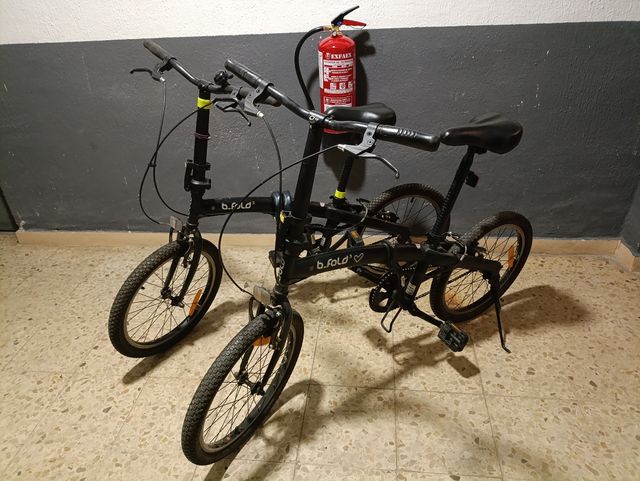 2 Bicicletas Plegables b.fold