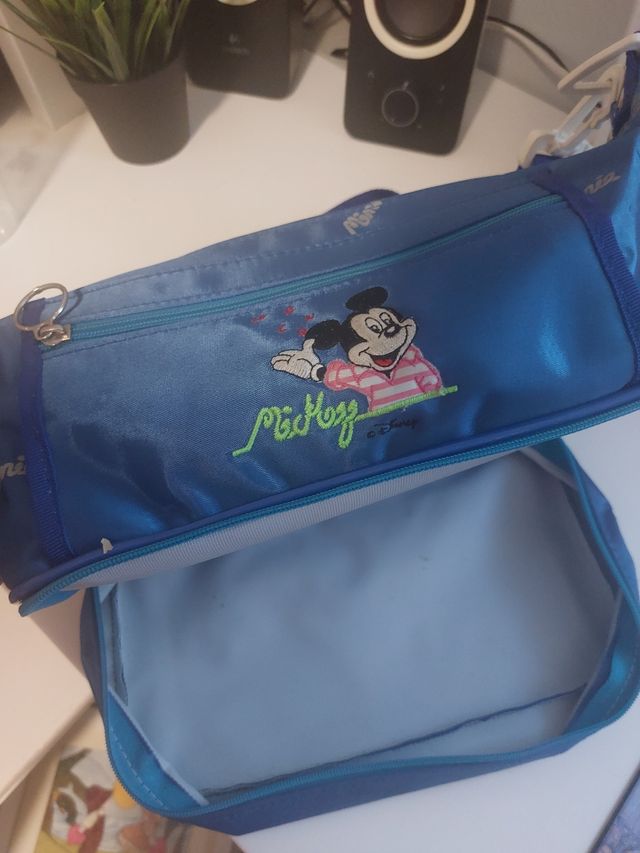 Neceser Mickey Mouse vintage azul