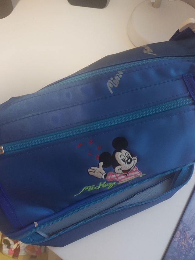 Neceser Mickey Mouse vintage azul