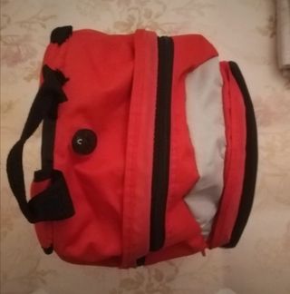 Zaino Arena arancione 3 tasche classico scuola 