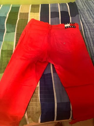 Pantalones Rojo - Talla XL Tommy Hilfiger original