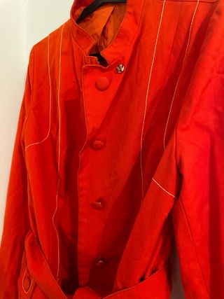 Chaqueta roja vintage