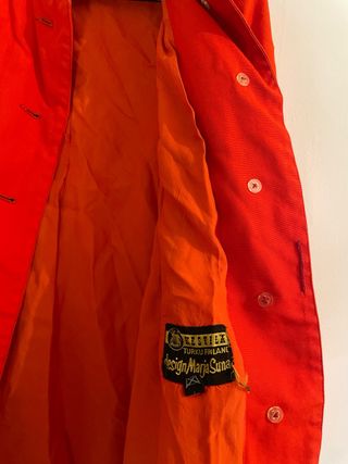 Chaqueta roja vintage