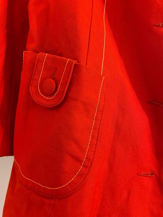 Chaqueta roja vintage