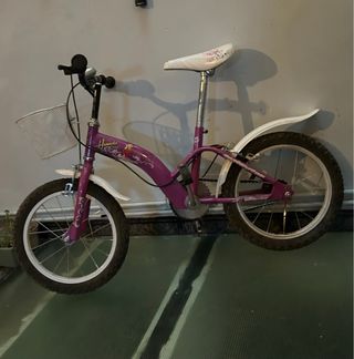 bicicleta, niña 