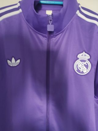 Sudadera cremallera Real Madrid Vintage. Talla XL