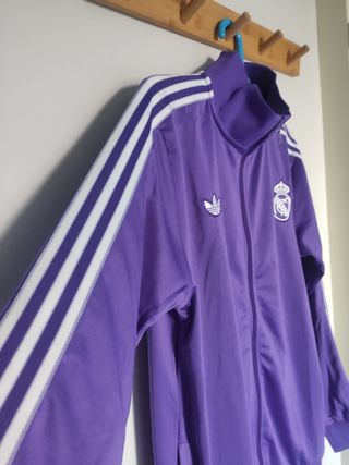 Sudadera cremallera Real Madrid Vintage. Talla XL