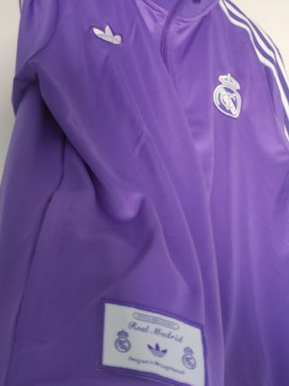 Sudadera cremallera Real Madrid Vintage. Talla XL