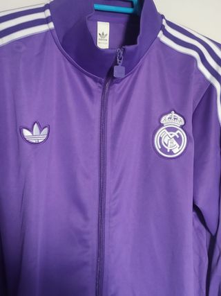 Sudadera cremallera Real Madrid Vintage. Talla XL