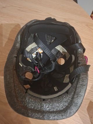 Casco bici niña rosa - puntos