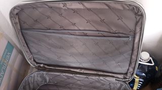 Maleta viaje Alexander Milano azul-roja