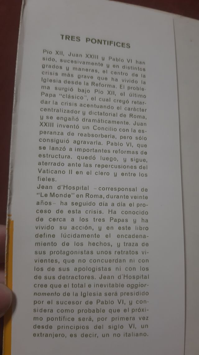 Tres pontífices 