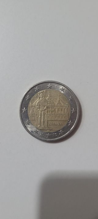 Moneda 2€ Bremen 2010