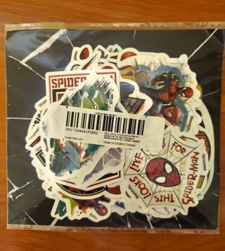 Lote/Pack 50 Pegatinas Spiderman (Marvel)