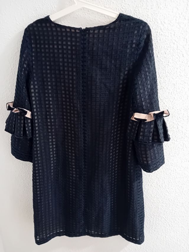 Vestido negro tejido