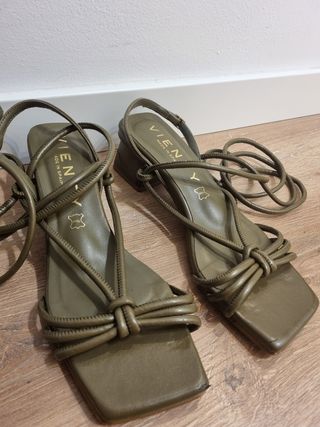 Sandalias Vienty - Verde Oliva
