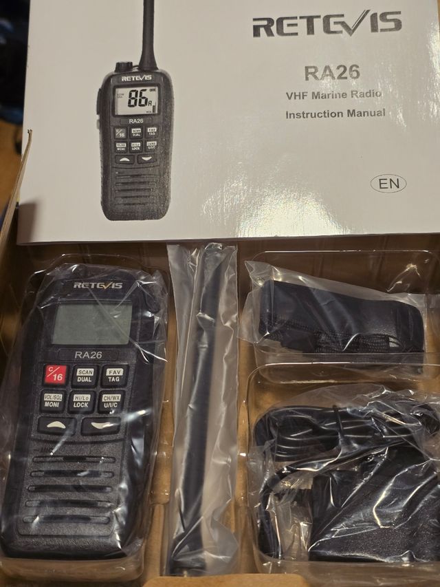 Radio VHF MARINA PROFESSIONALE Retevis RA-26.