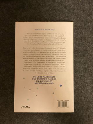 Hábitos atómicos: Cambios pequeños, resultados ...