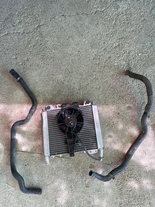 Radiador y electroventilador Piaggio Beverly 