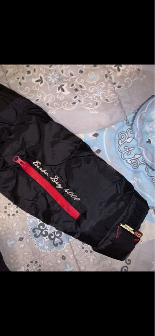 Abrigo Geograpical Norway Negro Talla 14 añosNUEVO