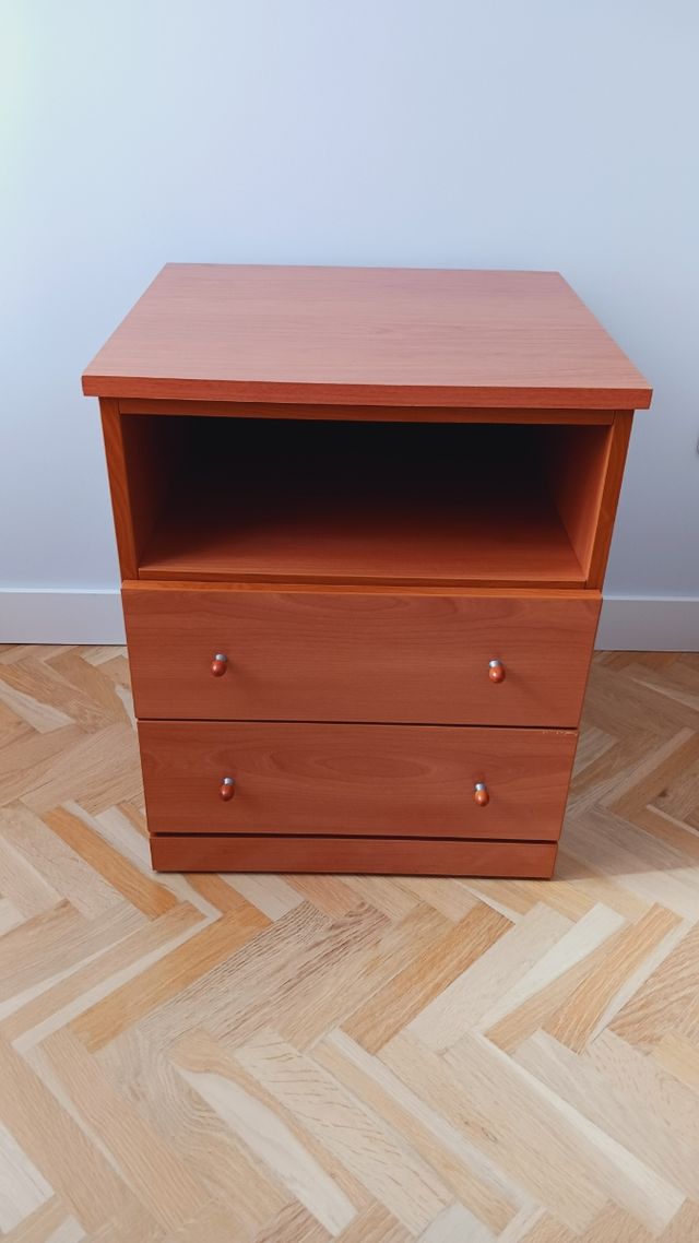 Mueble 2 cajones - Madera marrón