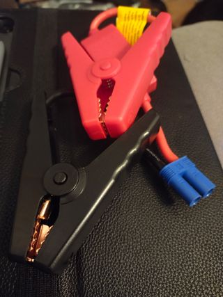 Pinzas cocodrilo batería