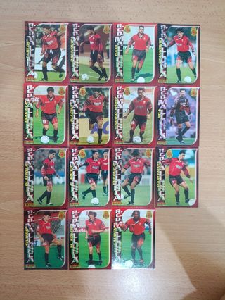 15 Cromos futbol RCD Mallorca Panini 